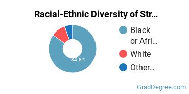 Graduate Racial-Ethnic Diversity at Strayer University-Arkansas