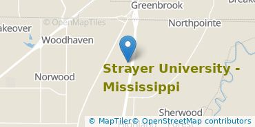 Location of Strayer University-Mississippi