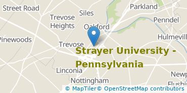 Location of Strayer University-Pennsylvania