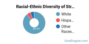 Graduate Racial-Ethnic Diversity at Strayer University-West Virginia