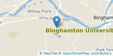 Location of Binghamton University