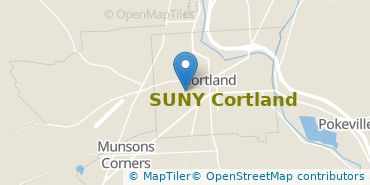 Location of State University of New York at Cortland