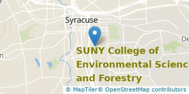 Location of SUNY College of Environmental Science and Forestry