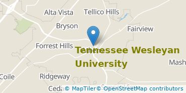 Location of Tennessee Wesleyan University