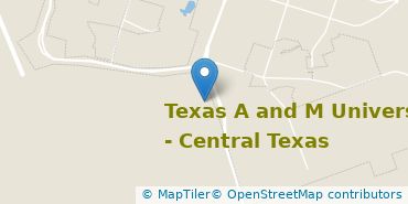 Location of Texas A&M University-Central Texas