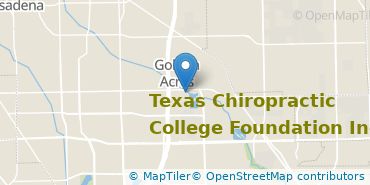 Location of Texas Chiropractic College Foundation Inc