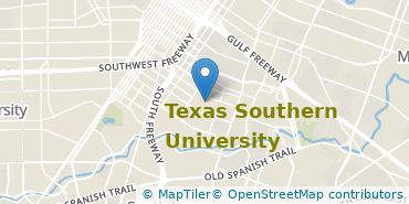 Location of Texas Southern University