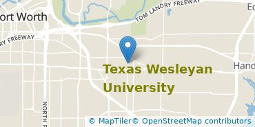 Location of Texas Wesleyan University
