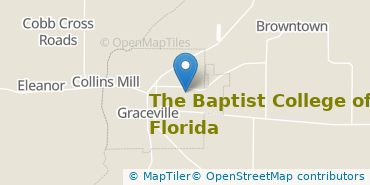 Location of Baptist University of Florida