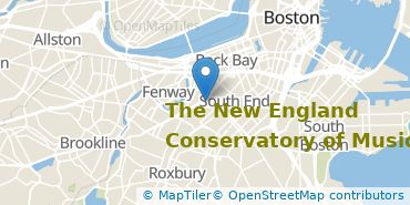 Location of The New England Conservatory of Music