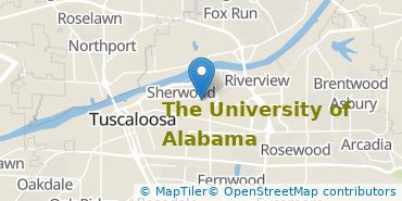 Location of The University of Alabama