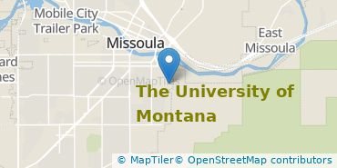 Location of The University of Montana