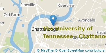 Location of The University of Tennessee-Chattanooga