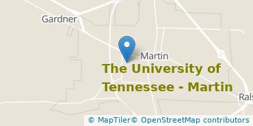 Location of The University of Tennessee-Martin