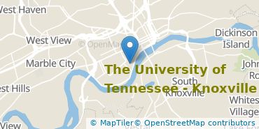 Location of The University of Tennessee-Knoxville