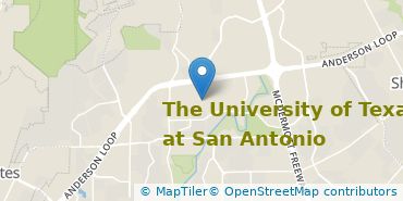 Location of The University of Texas at San Antonio