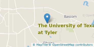 Location of The University of Texas at Tyler