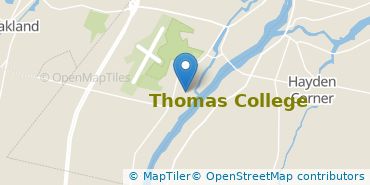 Location of Thomas College