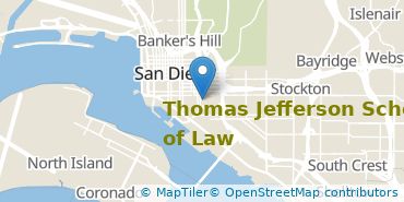 Location of Thomas Jefferson School of Law
