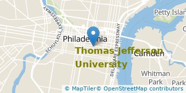 Location of Thomas Jefferson University
