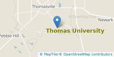Location of Thomas University