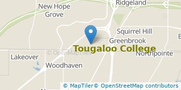 Location of Tougaloo College