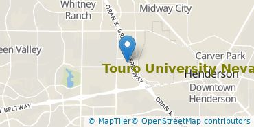 Location of Touro University Nevada
