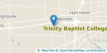 Location of Trinity Baptist College