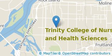 Location of Trinity College of Nursing & Health Sciences