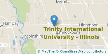 Location of Trinity International University-Illinois