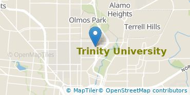 Location of Trinity University