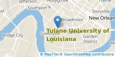 Location of Tulane University of Louisiana