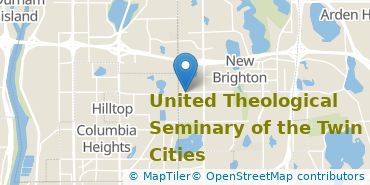 Location of United Theological Seminary of the Twin Cities