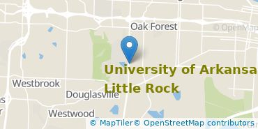 Location of University of Arkansas at Little Rock