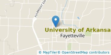 Location of University of Arkansas