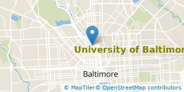 Location of University of Baltimore