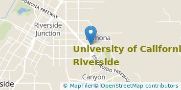Location of University of California-Riverside