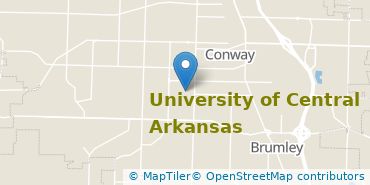 Location of University of Central Arkansas