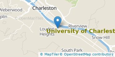 Location of University of Charleston