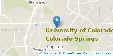 Location of University of Colorado Colorado Springs