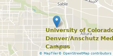Location of University of Colorado Denver/Anschutz Medical Campus