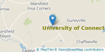 Location of University of Connecticut