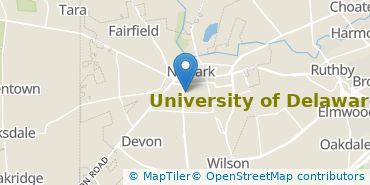Location of University of Delaware
