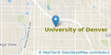 Location of University of Denver
