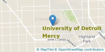 Location of University of Detroit Mercy