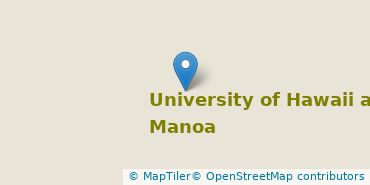 Location of University of Hawaii at Manoa