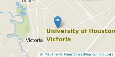 Location of University of Houston-Victoria
