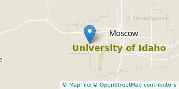 Location of University of Idaho