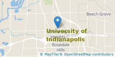 Location of University of Indianapolis