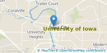 Location of University of Iowa